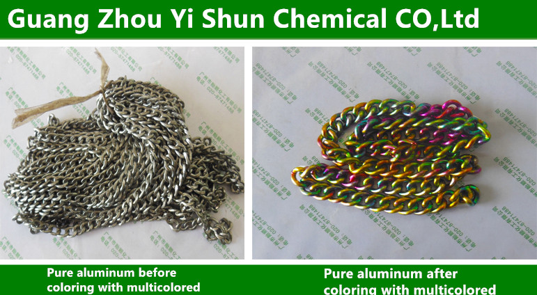 Aluminum coloured passivating agent,Aluminum coloring agent,Metal coloring agent